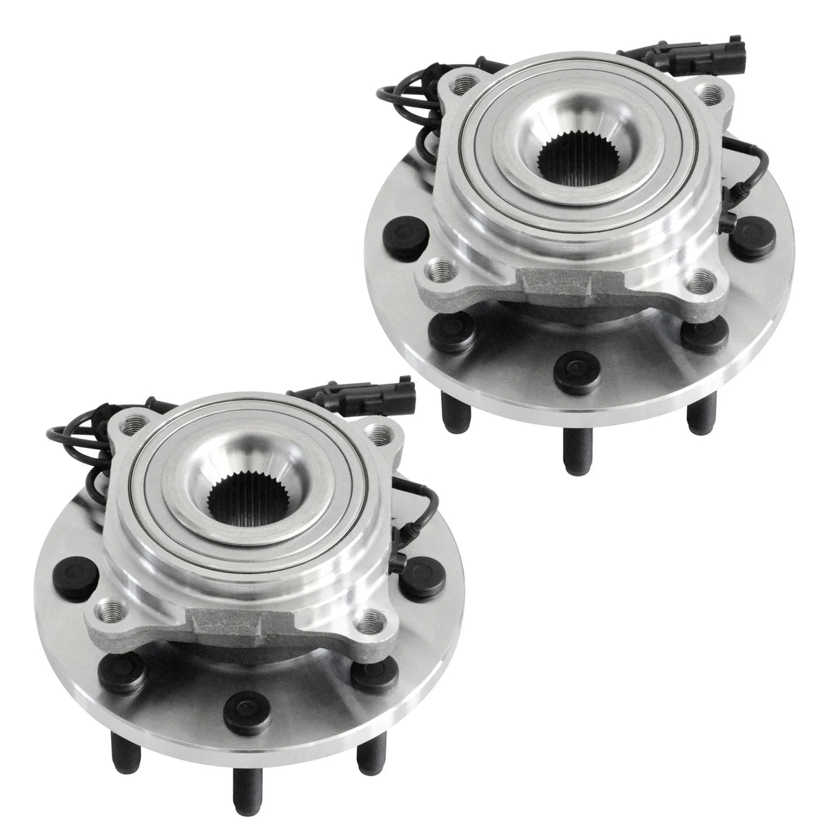 2X Front Wheel Bearing & Hub for Dodge Ram 2500 (2009–2011)