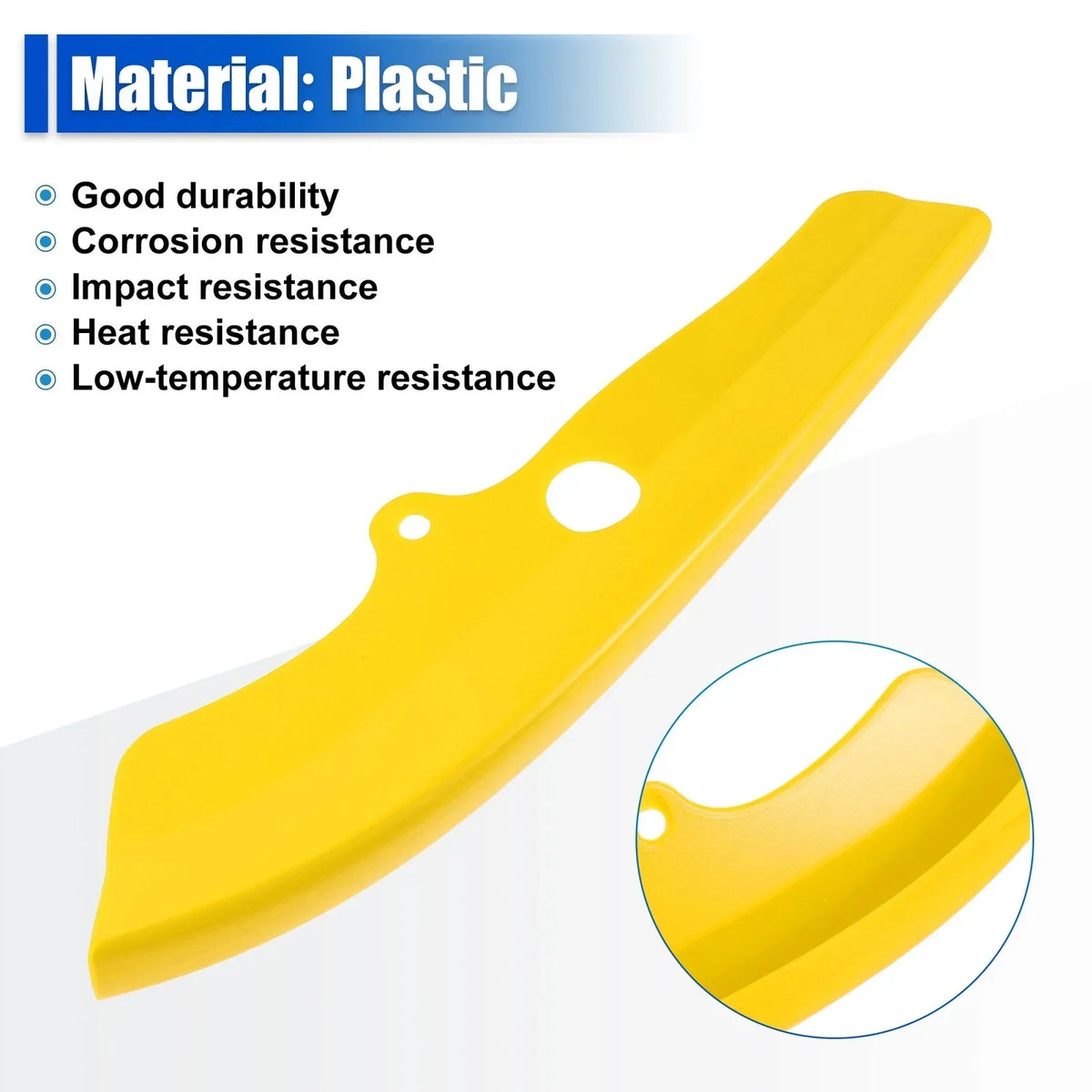 Bumper Lip Splitter Protector in Yellow for 2015-2023 Dodge Challenger