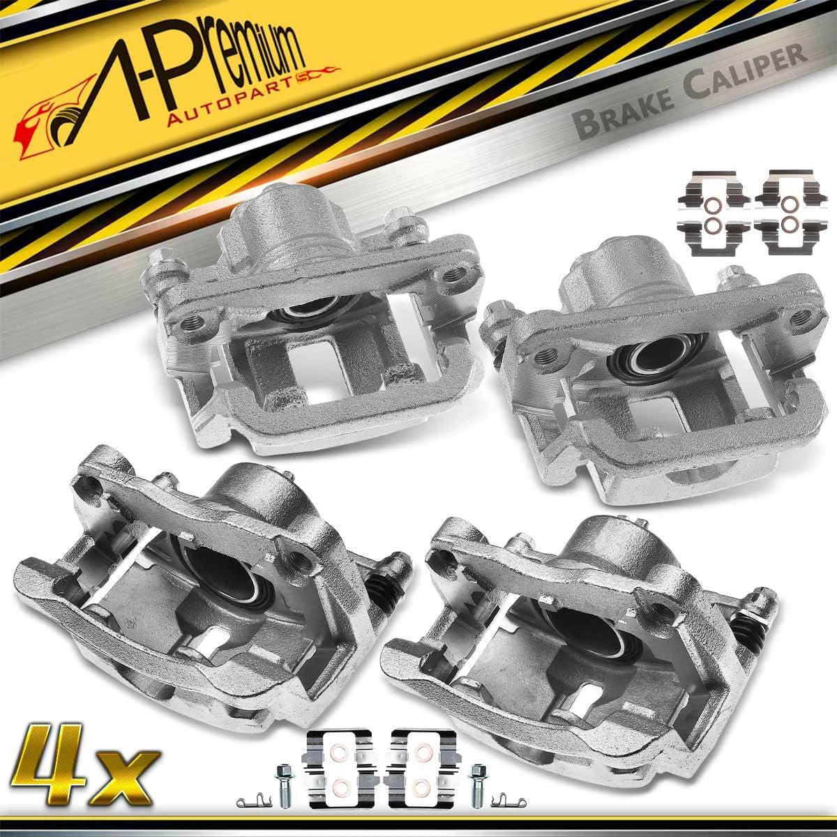 Set of 4 Brake Calipers for Nissan Rogue (2008–2013)