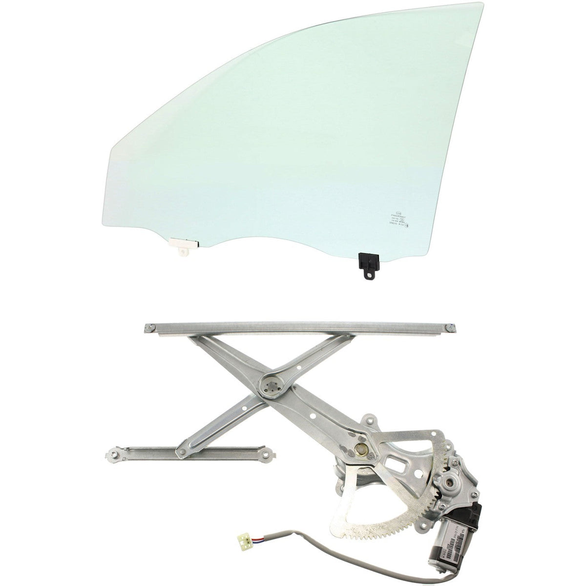 Front Left Door Glass Assembly for Toyota Corolla (2003-2004)