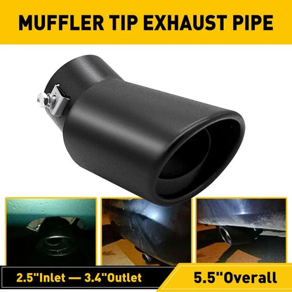 Exhaust Tip (62mm) - Universal Fit for Various Models