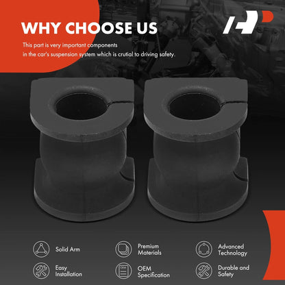 Rear Sway Bar Bushing Set - 2 Pieces for Honda CR-V 2002-2004