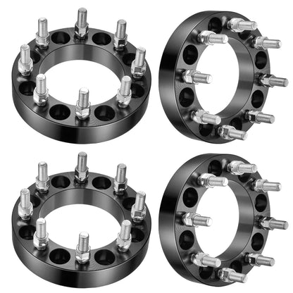 4-Piece Wheel Spacer Set 1.5" 8x6.5 14x1.5 for 2000-2013 Chevy Suburban 2500