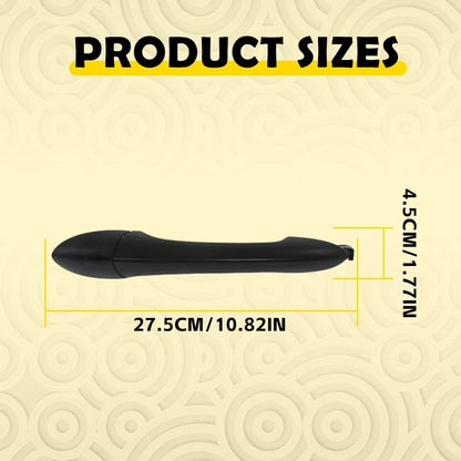 2X Black Exterior Door Handle for Sonata (2011-2015) - Front & Rear