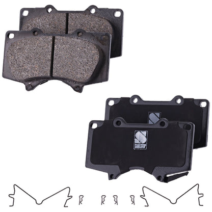Brake Disc Rotors and Pads Kit for Lexus GX470 4Runner (2003–2009)