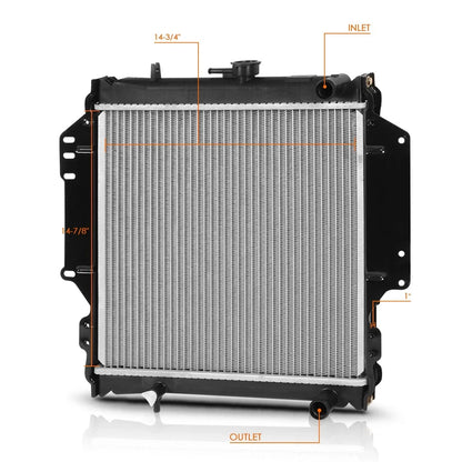 Aluminum Core Radiator for Suzuki Samurai (1985–1988) DPI-208