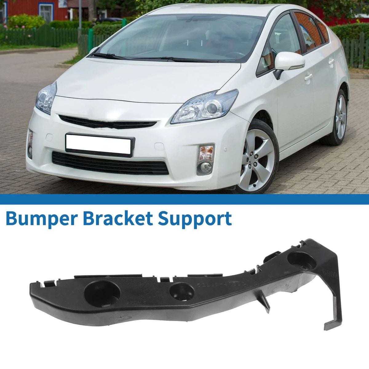 1pc Right Front Bumper Retainer Bracket No. 5211547010 for Toyota Prius (2004–2009)