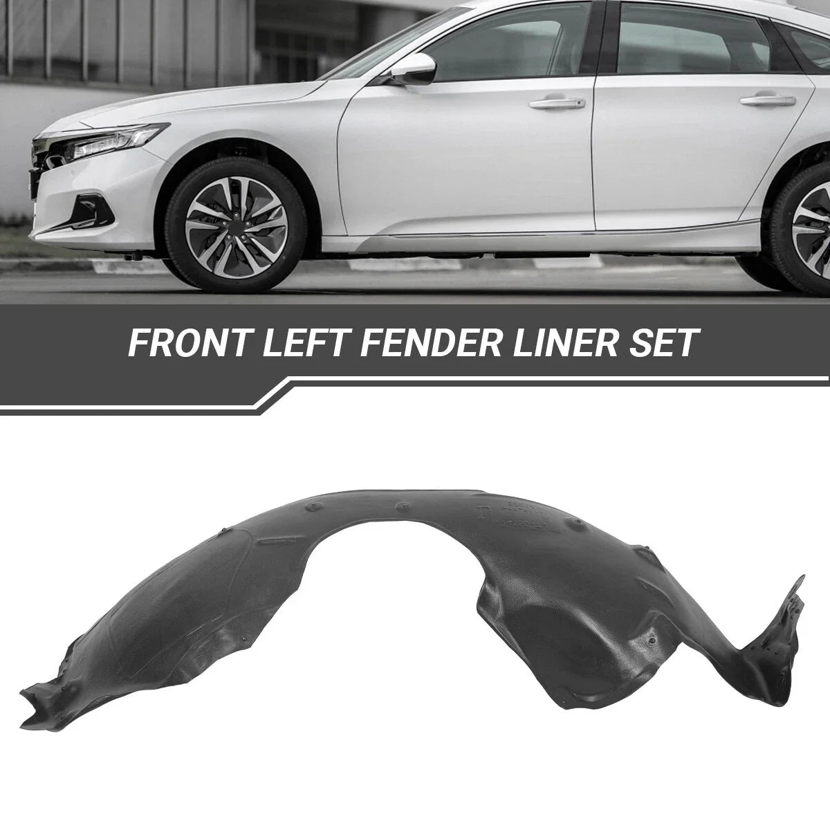 Front Left Fender Liner for Honda Accord Sedan (2018–2022)