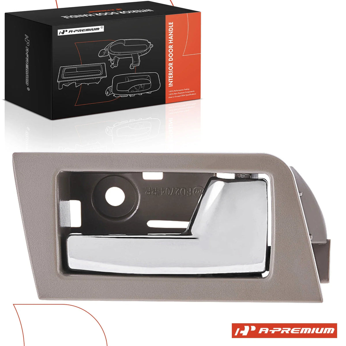 Rear Passenger Interior Door Handle for Ford Focus (2008–2011) Chrome