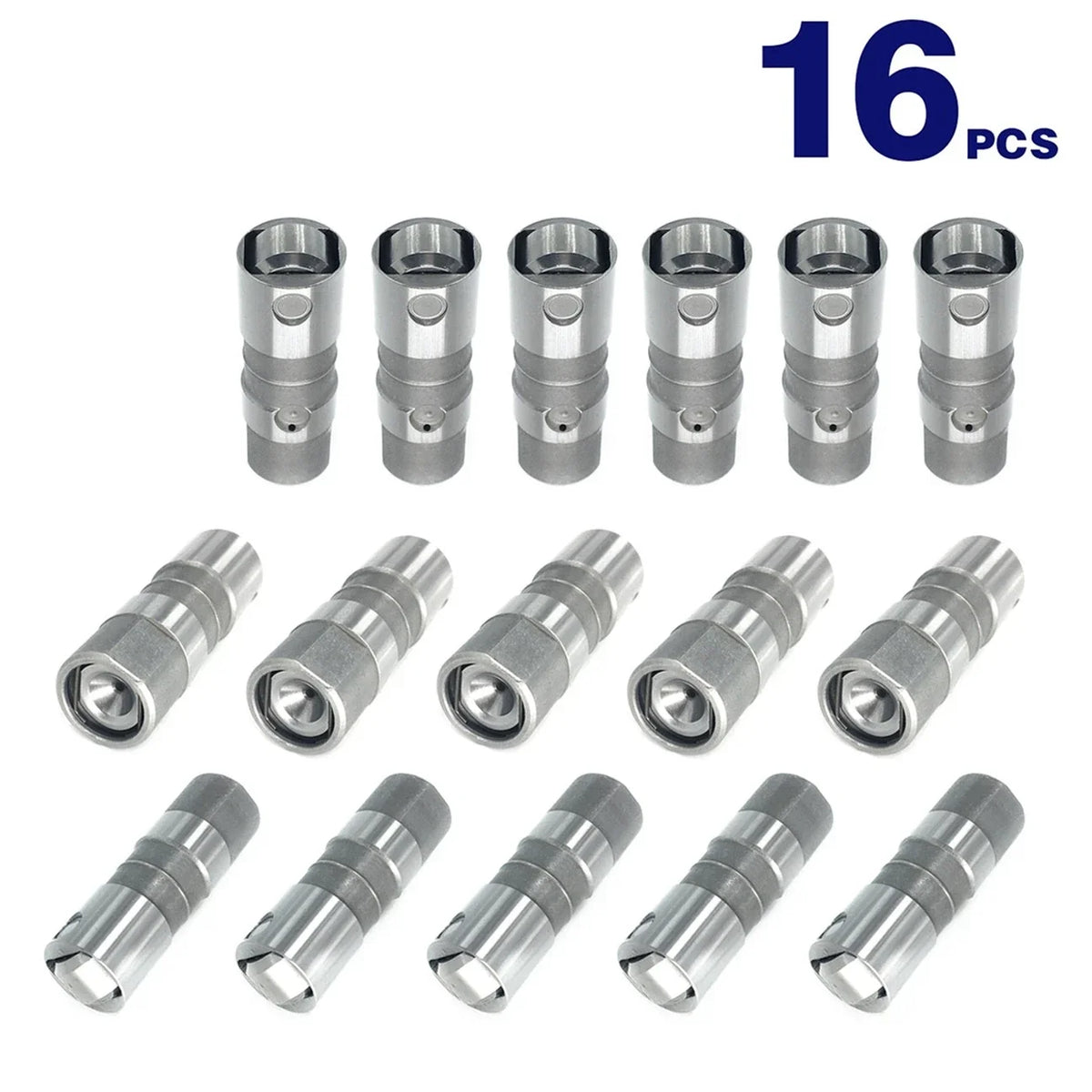 16PCS Hydraulic Roller Lifters for Chevrolet LS2 LS7 (2006–2015) 12499225 HL124