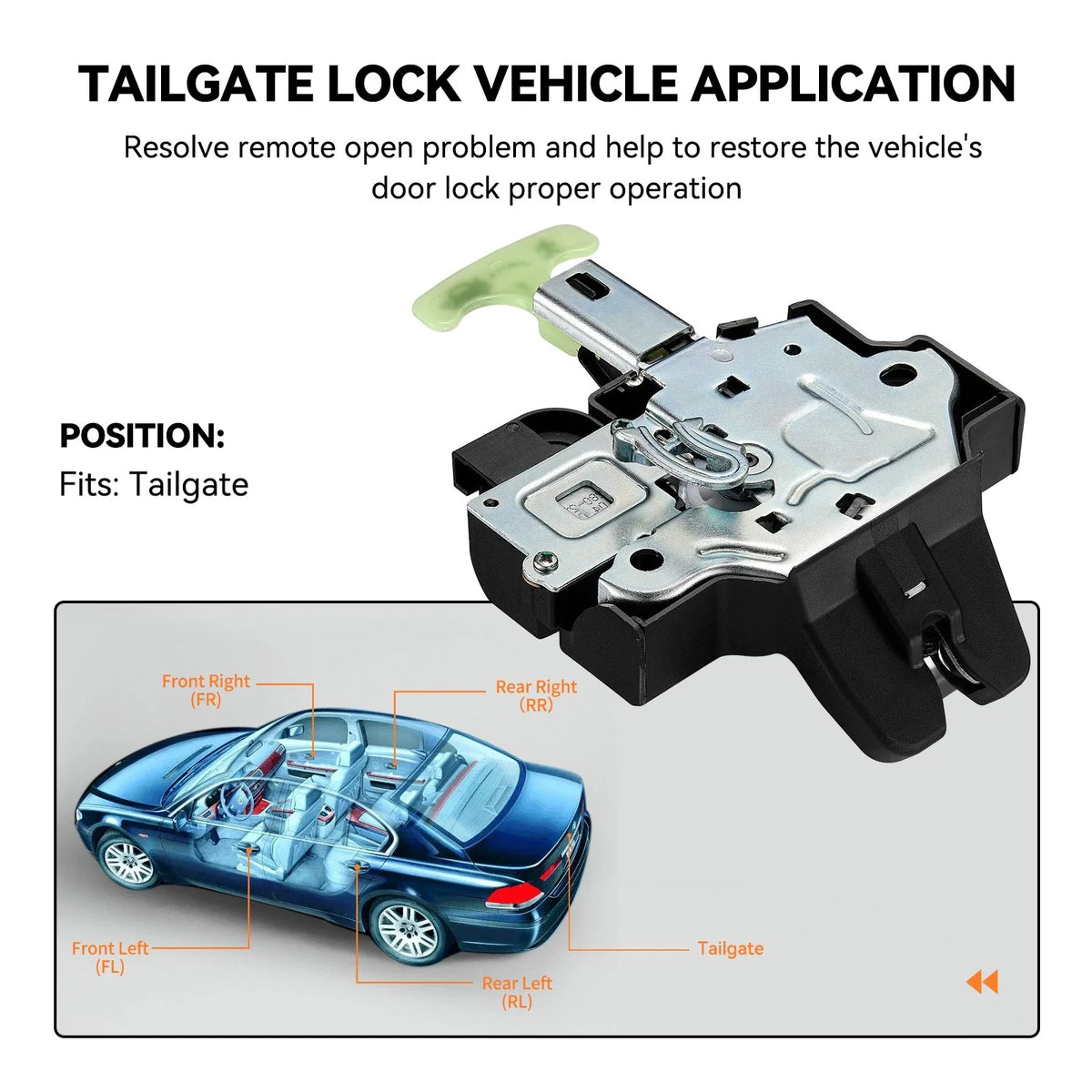 Trunk Latch Lock Actuator for Toyota Camry 2007-2011 931-860