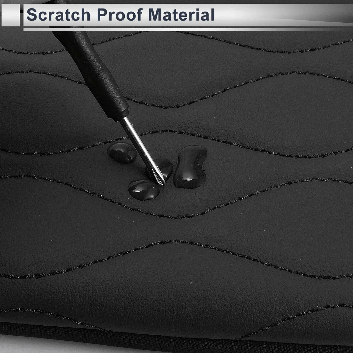 Storage Bag Center Console Cover for BMW 5 Series 2019-2023 in Black