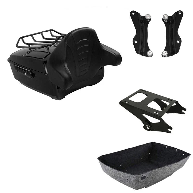 Trunk Backrest Mount Rack Kit for Harley CVO Road Glide 2014-2026