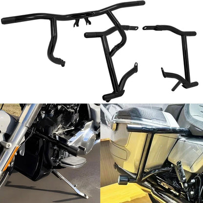 Engine Guard Saddlebag Guards for Harley Touring (2014–Present)