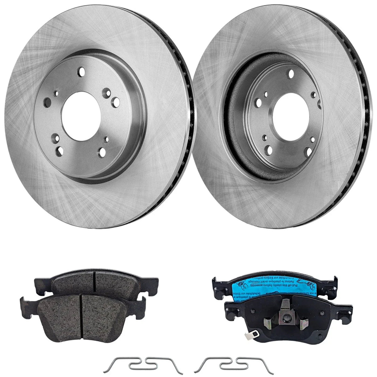Front Brake Disc Rotors and Pads Kit for Honda Accord (2018–2020)