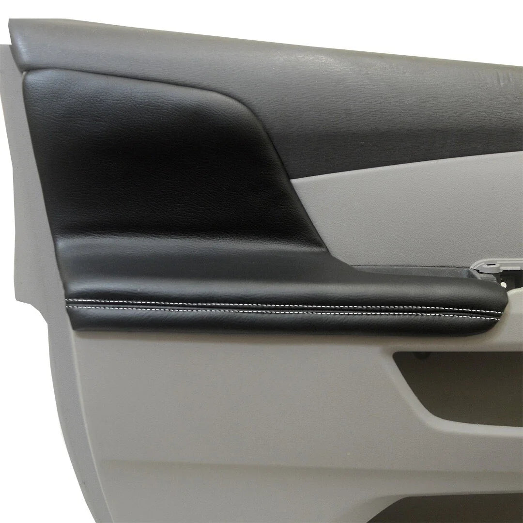 2X Door Armrest Leather Replacement for Honda Odyssey (2011–2017) White Stitch