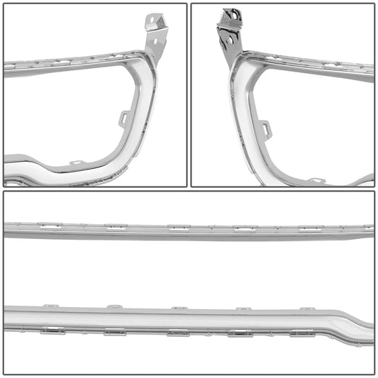 Front Lower Bumper Grill Trim Moulding for Jeep Cherokee Latitude (2014–2018)