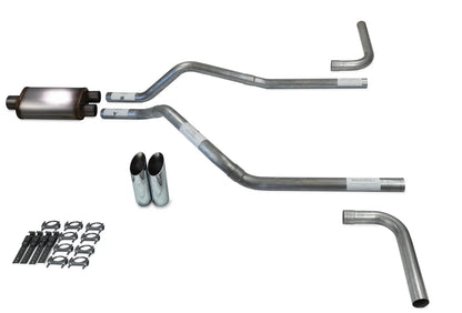 Dual Exhaust Kit for 1992-1994 Chevy Blazer - 2.5" Stainless Muffler Tips