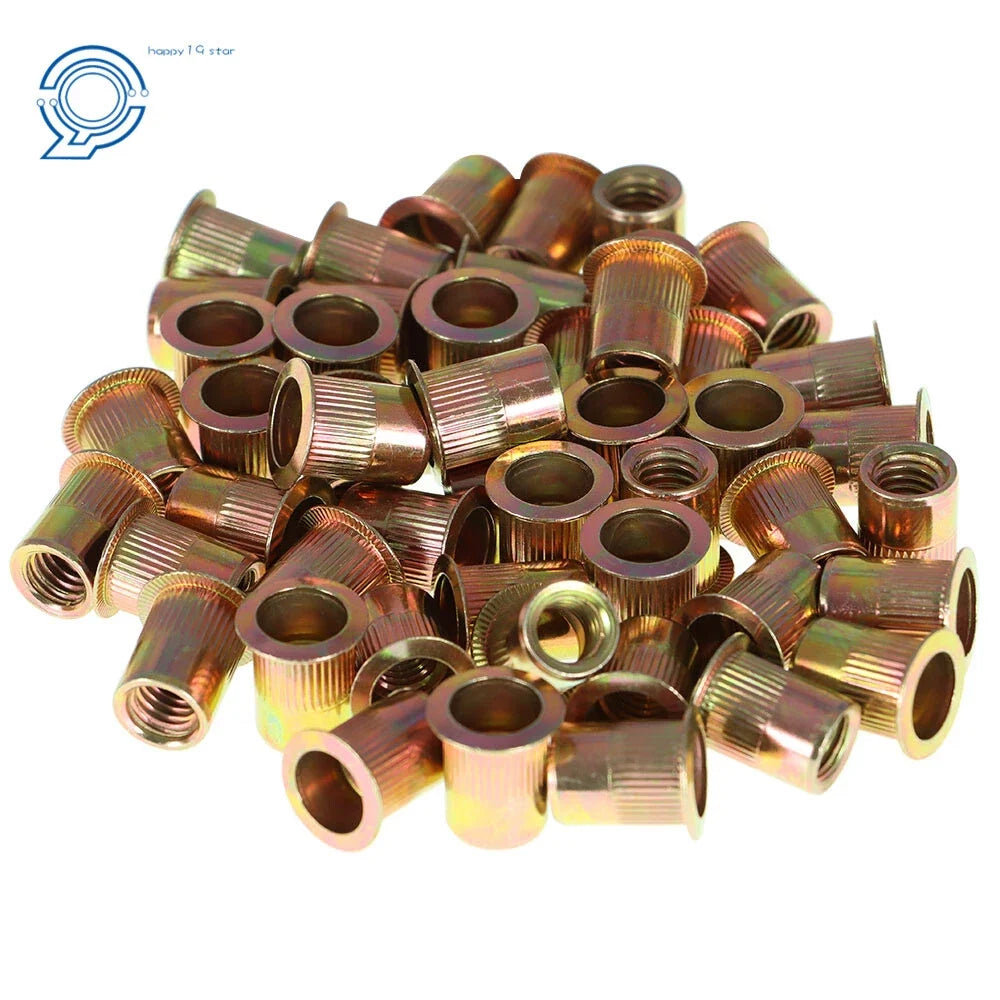 Set of 50 Rivet Nuts for Automotive Applications (Various Models)