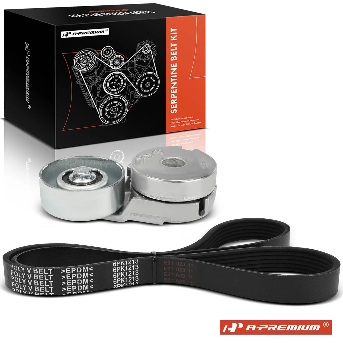 2X Serpentine Belt Drive Component Kit for Nissan Sentra (2007–2012)
