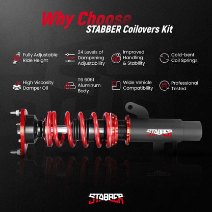 Coilover Suspension Kit with 24 Levels for Ford Focus ST (2013-2018)