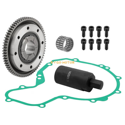 Starter Clutch Idler Gear Kit & Flywheel Puller for Polaris Predator/Outlaw (2003–2007)