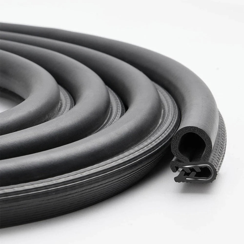 Set of 2 Rubber Seal Weather Strips for Car SUV (Fits Various Models)