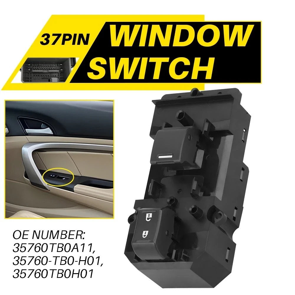 Power Window Switch for Honda Accord (2008-2012) - Front Passenger Side