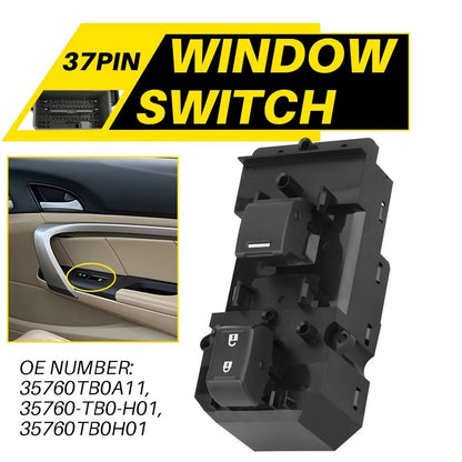 Power Window Switch for Honda Accord (2008-2012) - Front Passenger Side