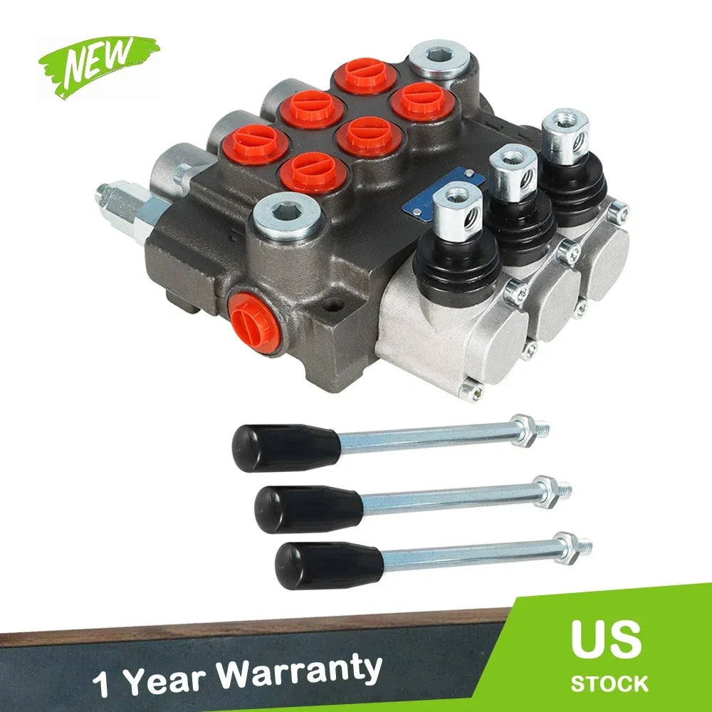 3X Hydraulic Directional Control Valve for Universal Applications (13GPM)