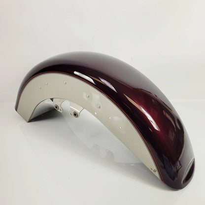 Front Fender in Twisted Cherry / Silver Fortune for Harley Tri Glide 2018