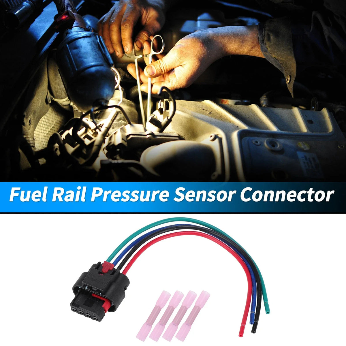 Fuel Rail Pressure Sensor Connector Pigtail for GMC L5P Duramax 2017–2023