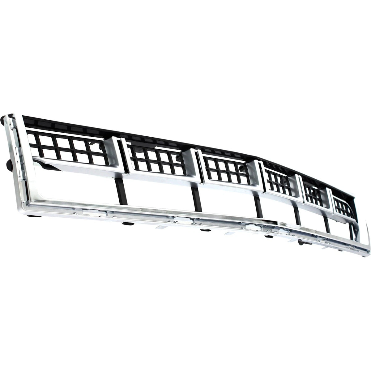 Bumper Grille for Cadillac SRX (2013–2016) Chrome Shell Black Insert