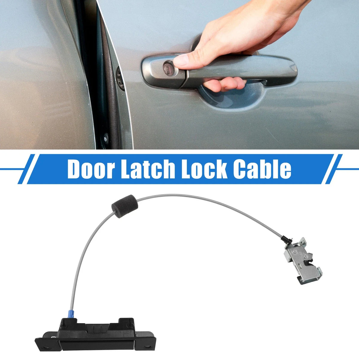 Rear Door Latch Lock Cable with Handle YC15-V431A03-AM for Ford Transit (2000–2006)