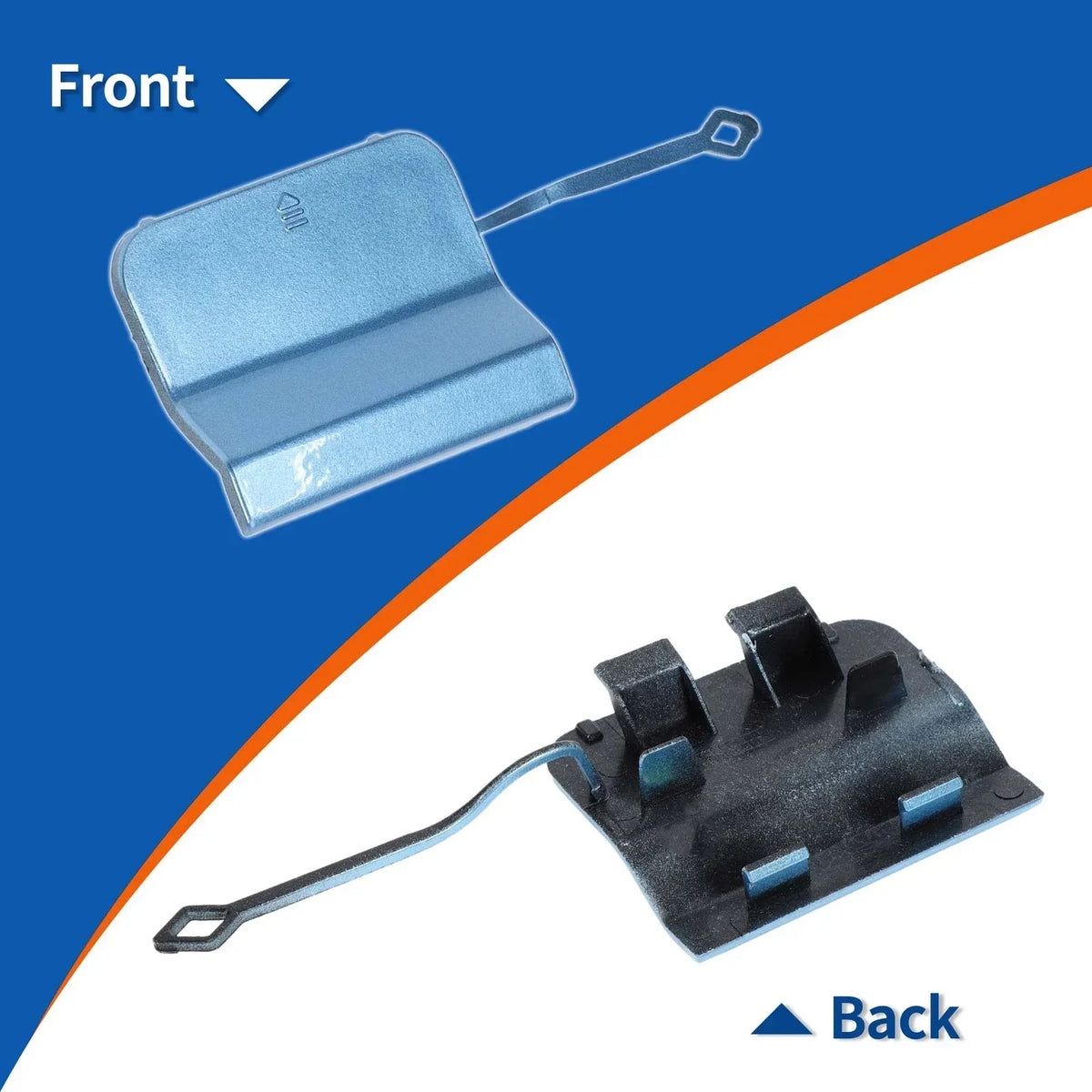 Rear Tow Hook Cover for C-Class (2012–2015) by Mercedes-Benz