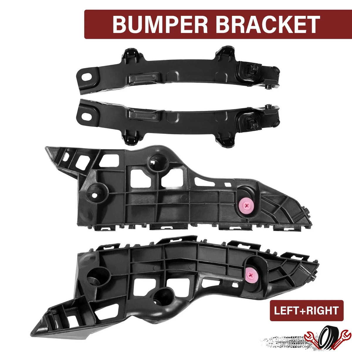 Front Bumper Bracket Retainer for Toyota Highlander (2014–2019)
