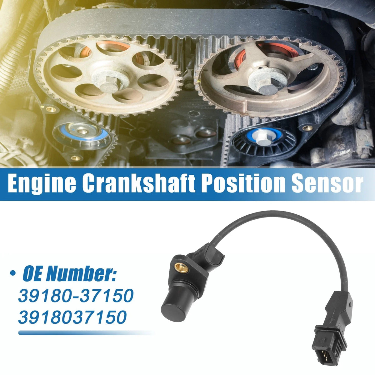 Crankshaft Position Sensor No. 39180-37150 for Hyundai Sonata (1999–2005)