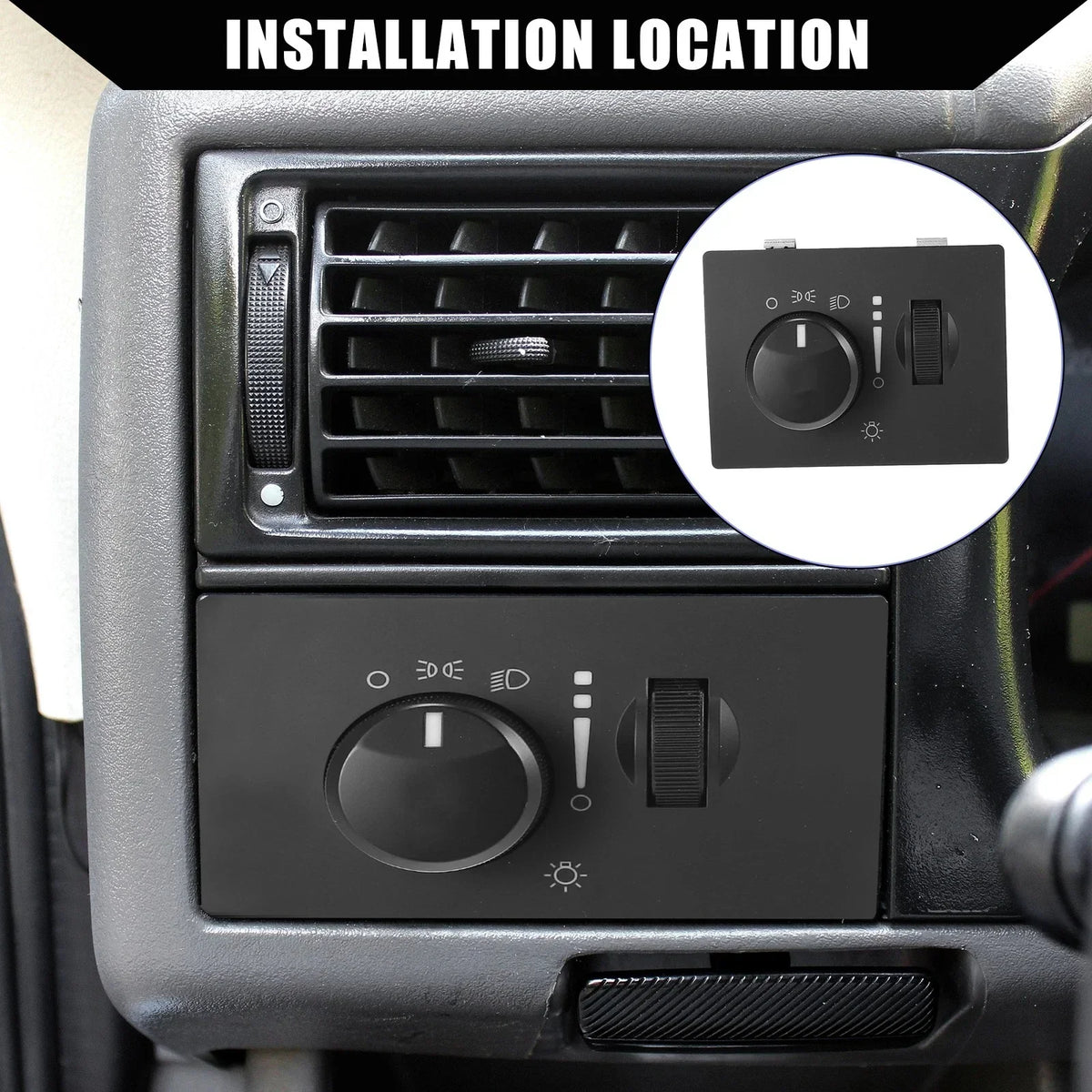 Headlight Switch Fit for Dodge Challenger 2005-2010, Chrysler 300
