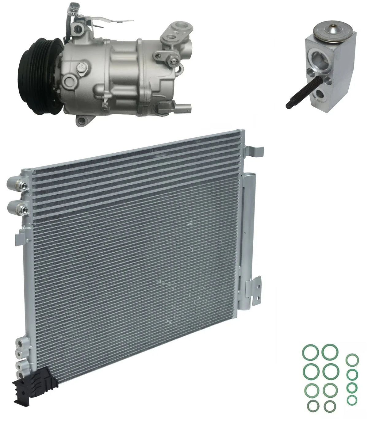 AC Compressor Kit with Condenser for Cadillac CTS 2.0L (2014–2014)
