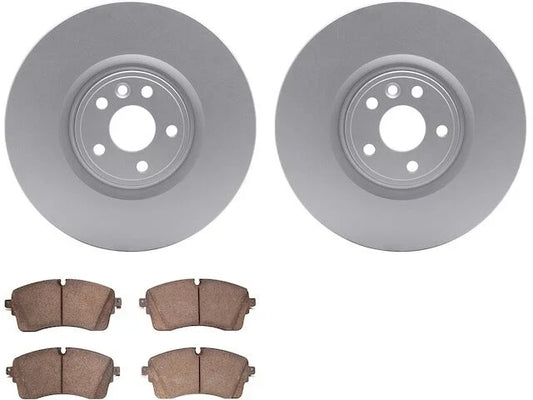 Front Brake Pad and Rotor Kit for Jaguar E-Pace (2018–2020) TX385FK