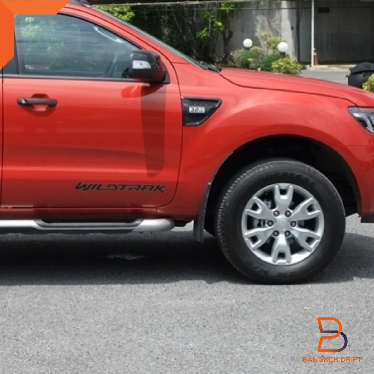 Side Body Decal Kit Wildtrak Black & Silver for 2012-2014 Ford Ranger Ute
