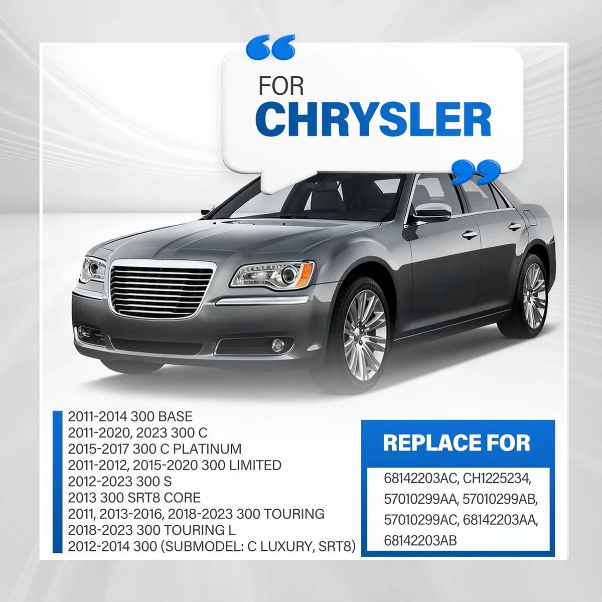 Upper Radiator Support for Chrysler 300 (2011–2023) #CH1225234