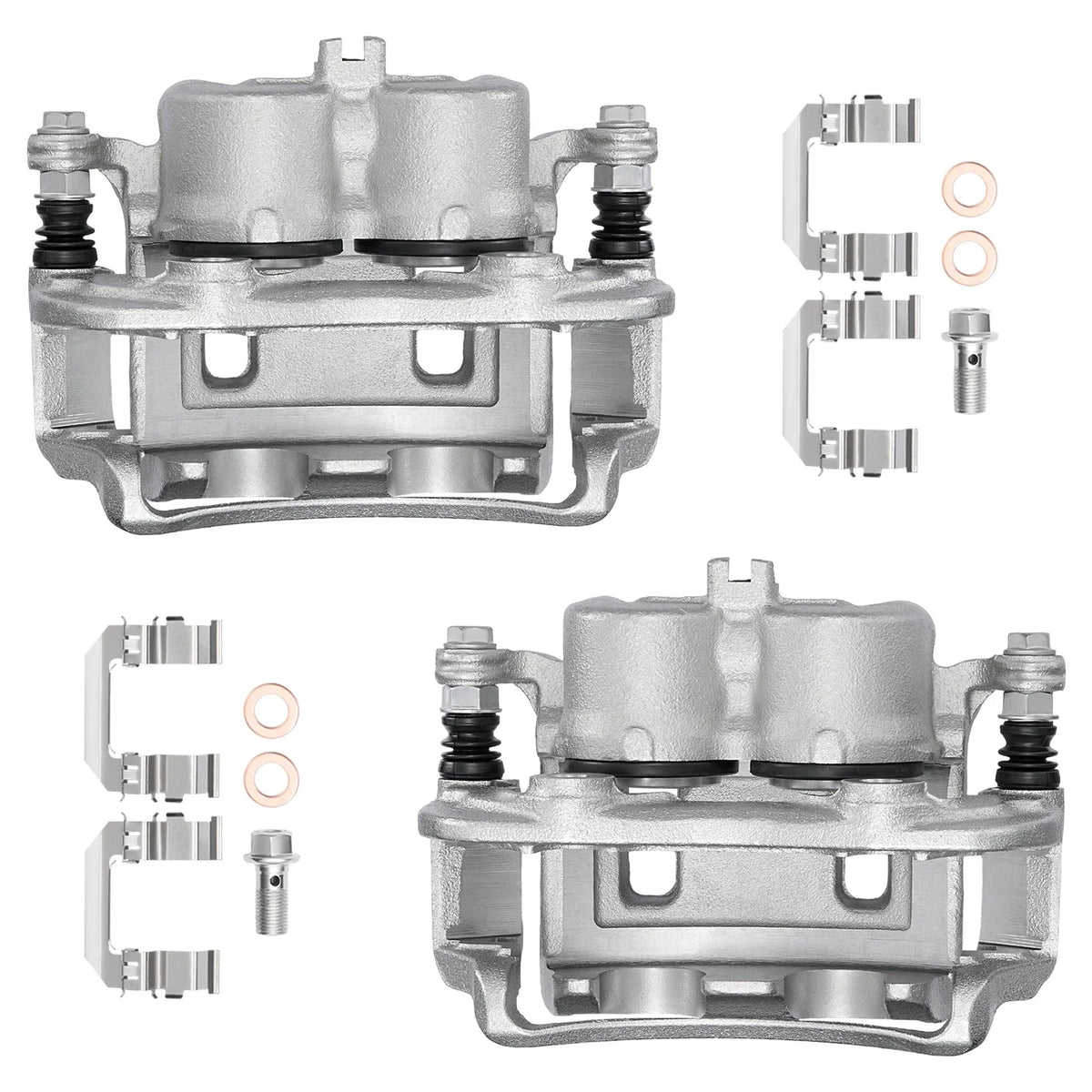 Front Brake Calipers with Bracket 2-Piece for Nissan Xterra (2000–2004)