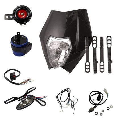 Tail Light Assembly for Dirt Bike - Black