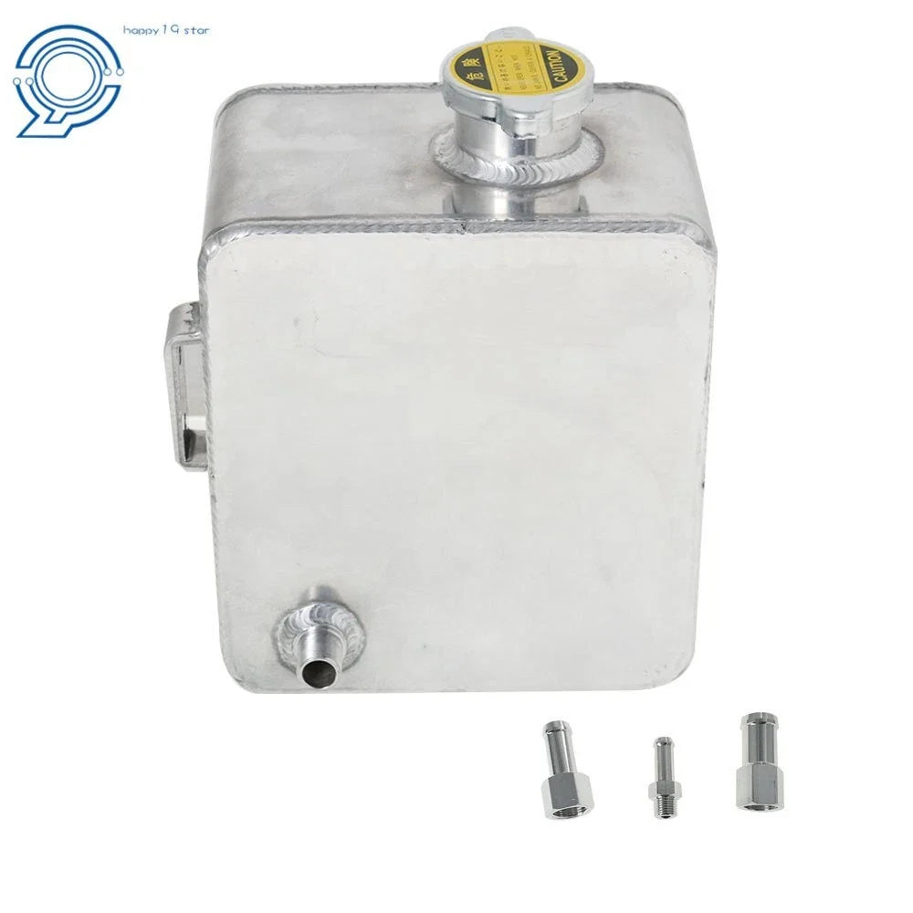 2.5L Aluminum Coolant Overflow Tank for Universal Applications