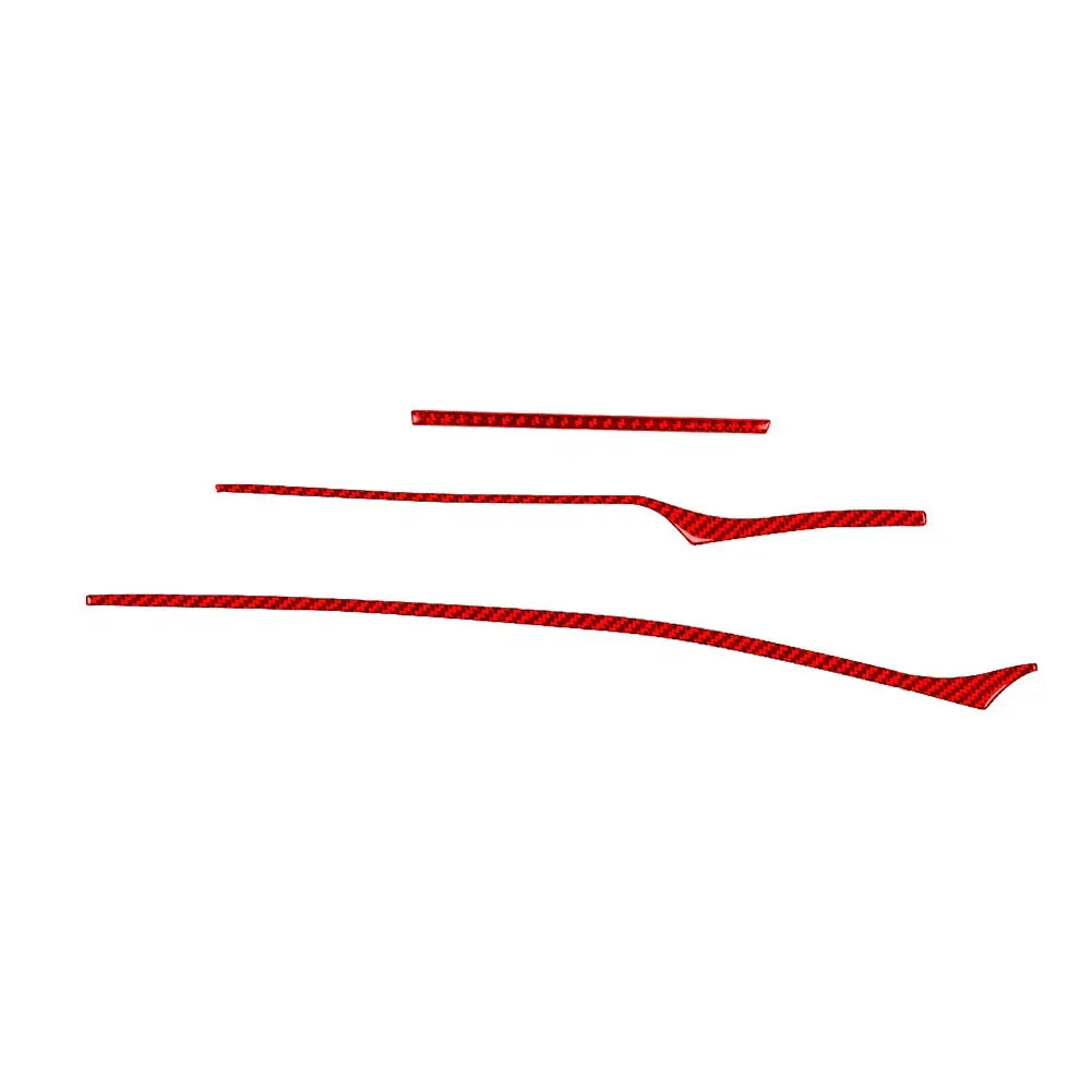 Dashboard Panel Trim Strips in Red for 2018-2023 Kia Stinger
