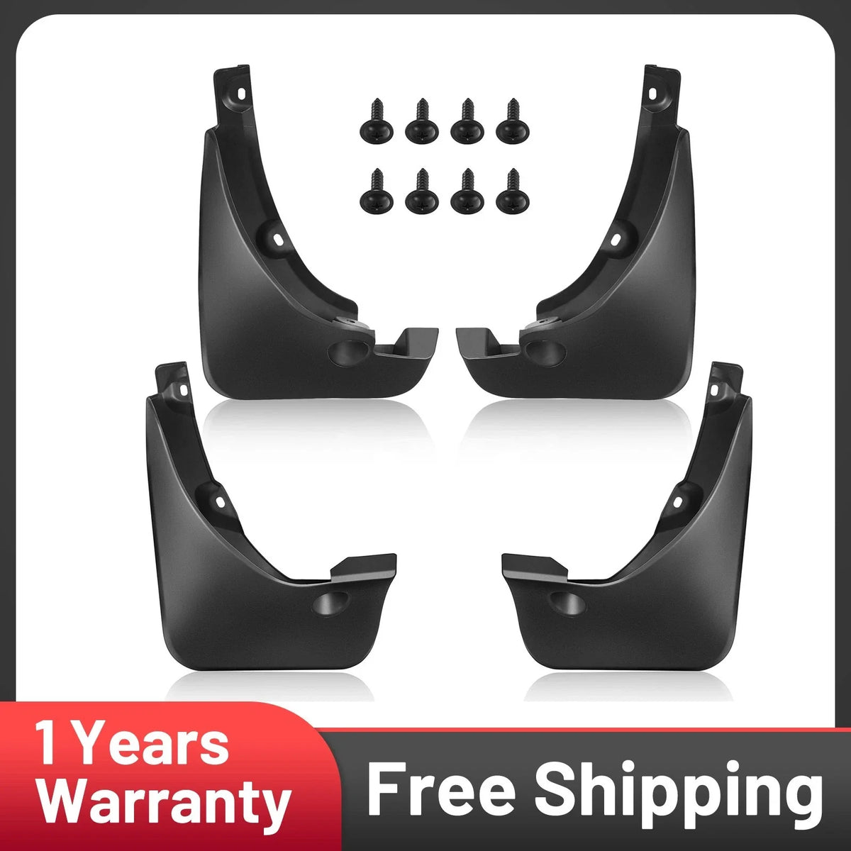 Front Splash Guards Mud Flaps for Toyota RAV4 (2006–2012)
