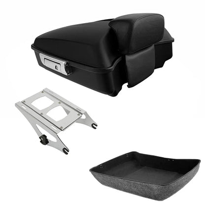 Trunk Backrest Rack Matte Finish for Harley Road Glide 2014-2026