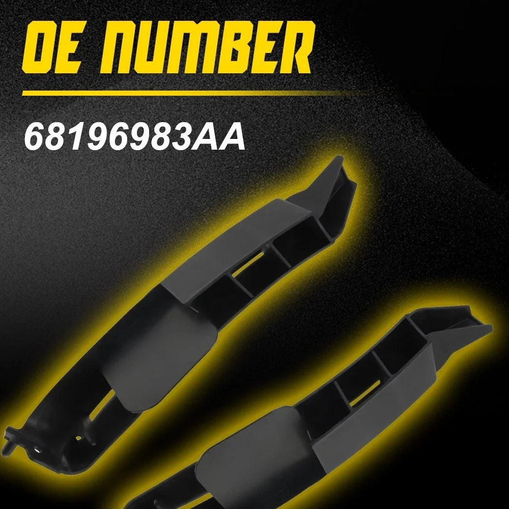 2-Piece Set of Front Bumper Mounting Brackets for Ram 1500 2013-2018