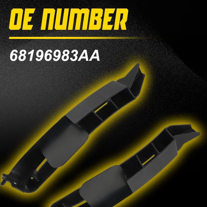 2-Piece Set of Front Bumper Mounting Brackets for Ram 1500 2013-2018